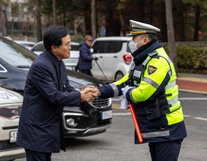 진교훈 강서구청장, 새해 첫 행보는 ‘주민 안전’